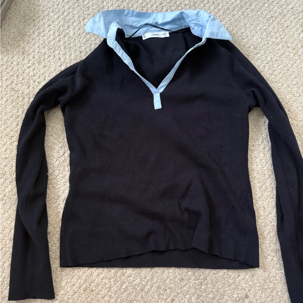 Mango knit top